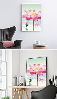 PSD格式墻上掛畫與燈具的設計模板 打造個性化家居裝飾